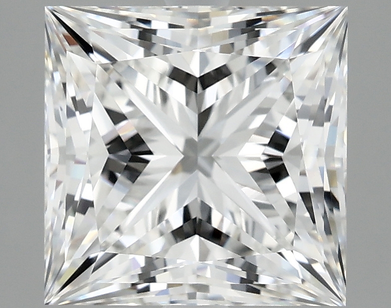 4.26ct Princess cut lab-grown diamond, F/VVS2, 8.94x8.78x6.29mm