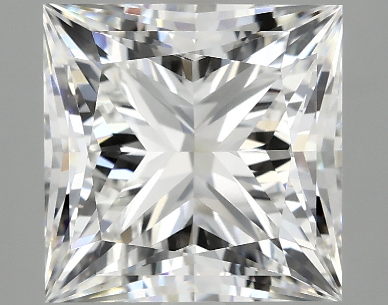 4.36ct Princess cut lab diamond, E/VVS2, 8.80 x 8.77 x 6.43mm
