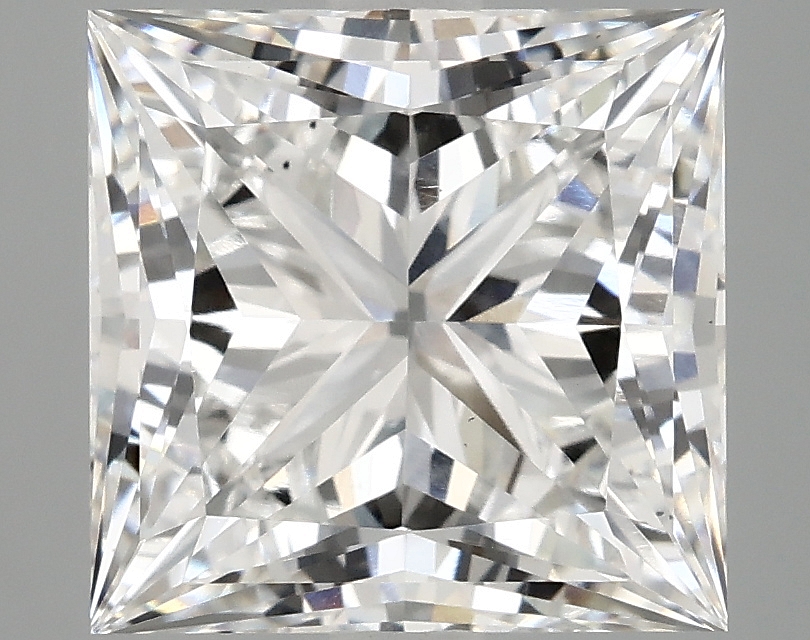 4.82ct Princess cut lab-grown diamond, F/VS1, 9.53x9.33x6.31mm