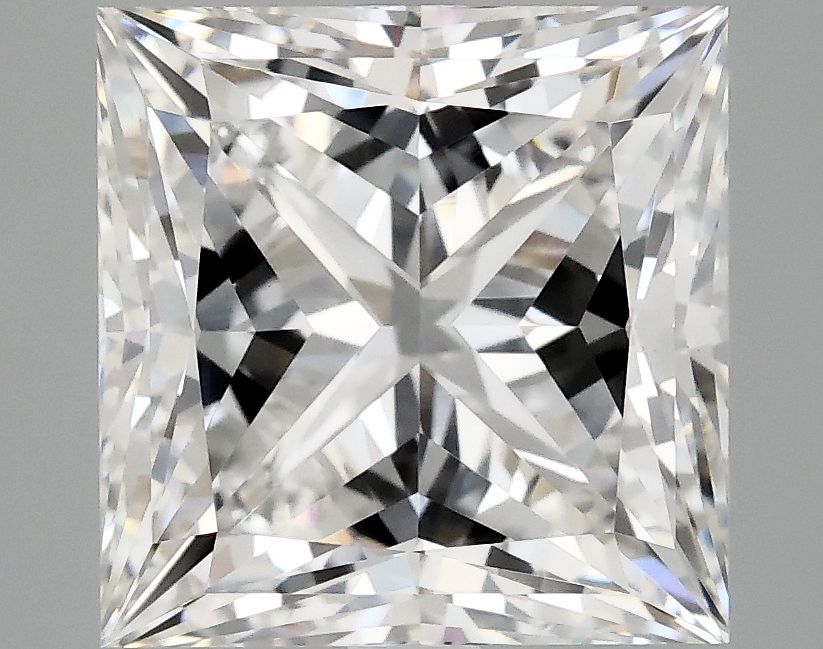 4.89ct Princess cut lab-grown diamond, F/VVS2, 9.31 x 9.18 x 6.58 mm