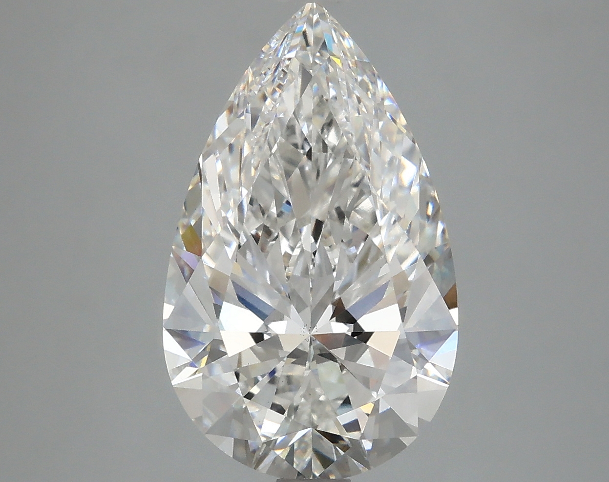 4.33ct Pear Cut Lab-Grown Diamond, F/VS1, 14.86mm ID