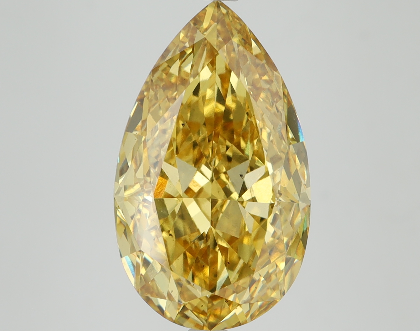 6.44ct Pear lab-grown diamond
