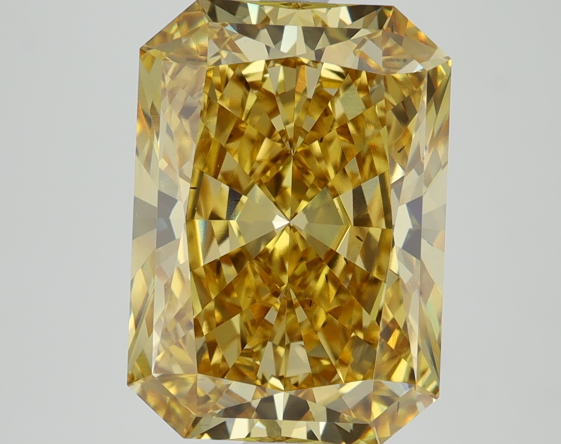 5.05ct Radiant Yellow Lab-Grown Diamond, 12.12mm ID