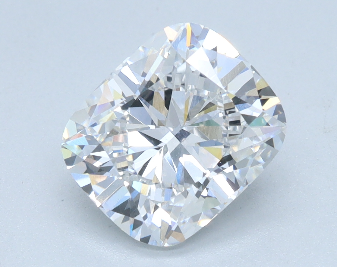 2.52ct Cushion lab-grown diamond