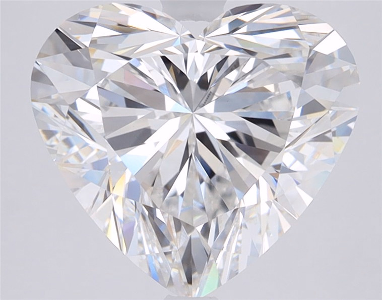 1.18ct Heart Cut Lab-Grown Diamond, 6.52 X 7.51 X 4.23 mm