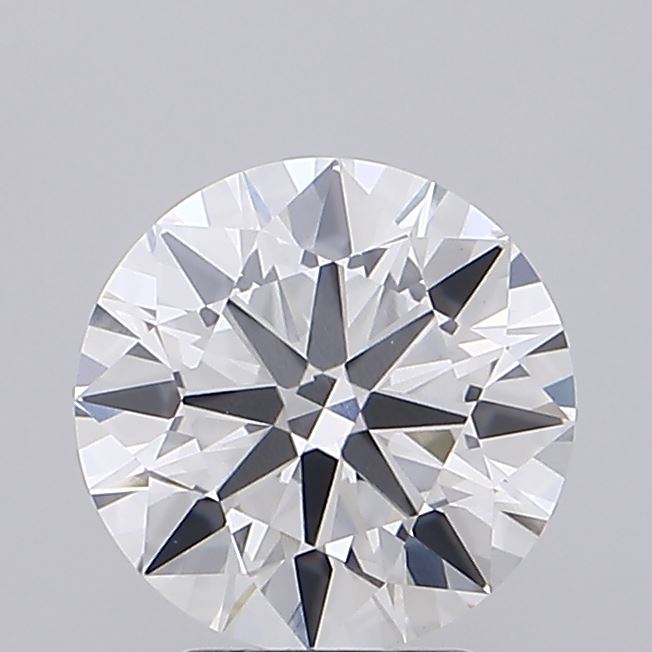 3.19 carat round lab-grown diamond, E color, VVS2 clarity, 9.52mm ID