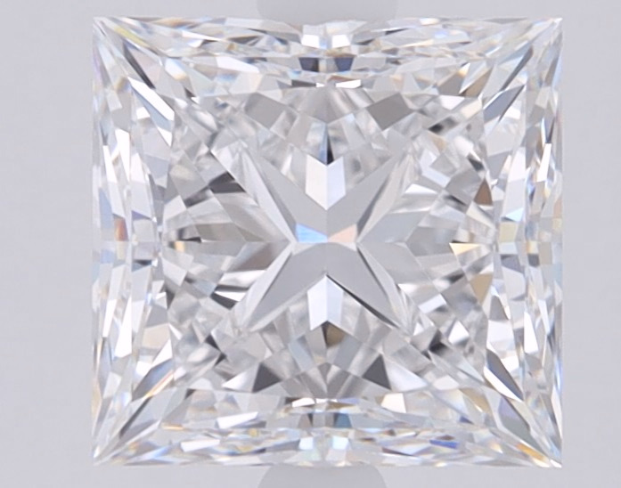 3.01ct Princess cut lab-grown diamond, F color, VVS1 clarity, 8.15mm ID