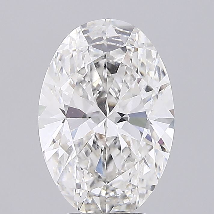 3.87ct Oval Lab-Grown Diamond, F/VVS2, 12.97mm ID