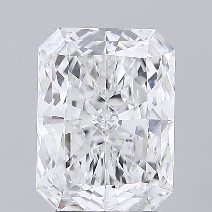 2.63ct Radiant Lab Diamond, E/VVS2, 9.54mm ID