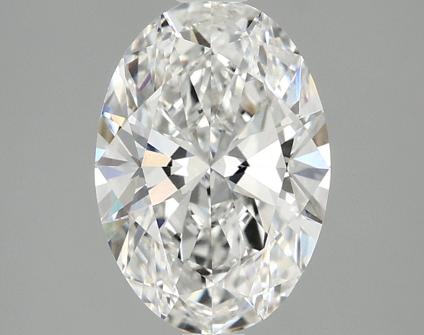 1.92ct Oval Lab-Grown Diamond, F Color, VVS2 Clarity, 10.18mm ID