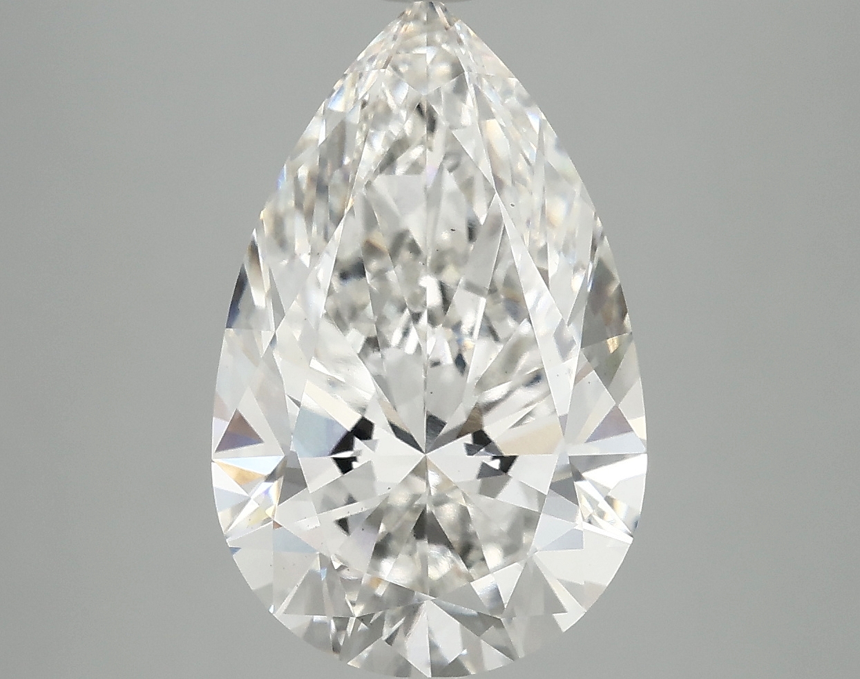 5.01ct Pear Cut Lab-Grown Diamond, F/VS2, 15mm ID