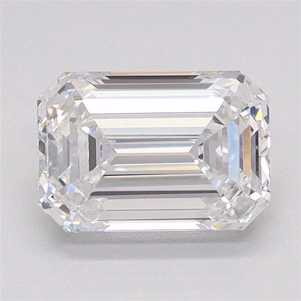 7.01ct Emerald Cut Lab-Grown Diamond, D/VS1, 12.07mm ID