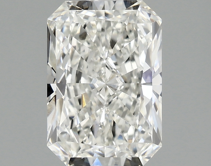 1.54ct Radiant cut lab-grown diamond, F color, VS2 clarity, 8.32mm ID