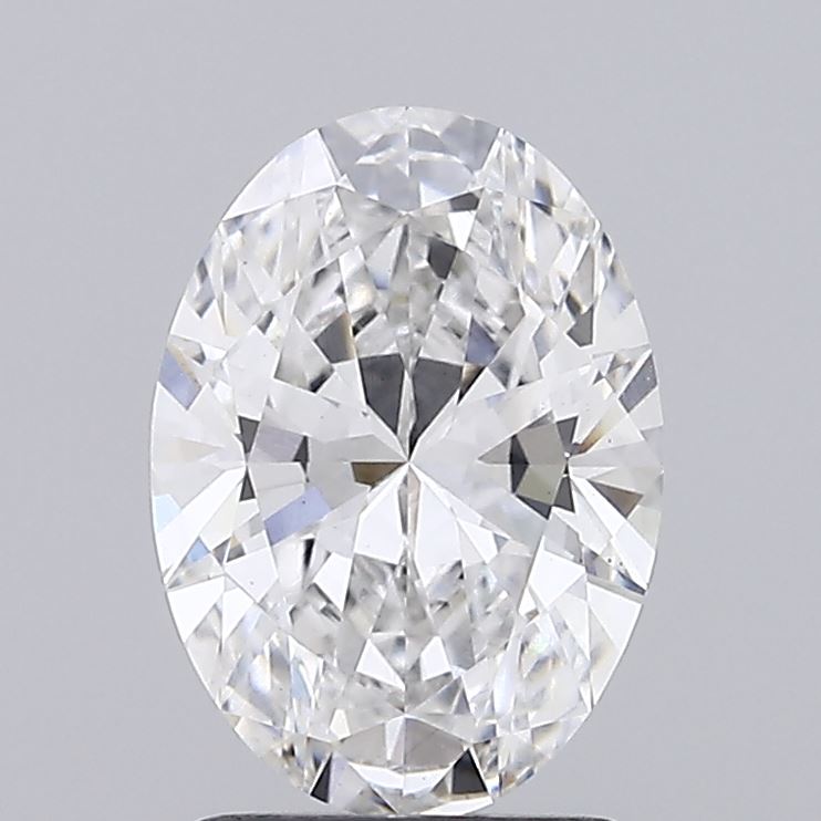 1.73ct Oval Lab-Grown Diamond, E/VS1, 9.66mm ID