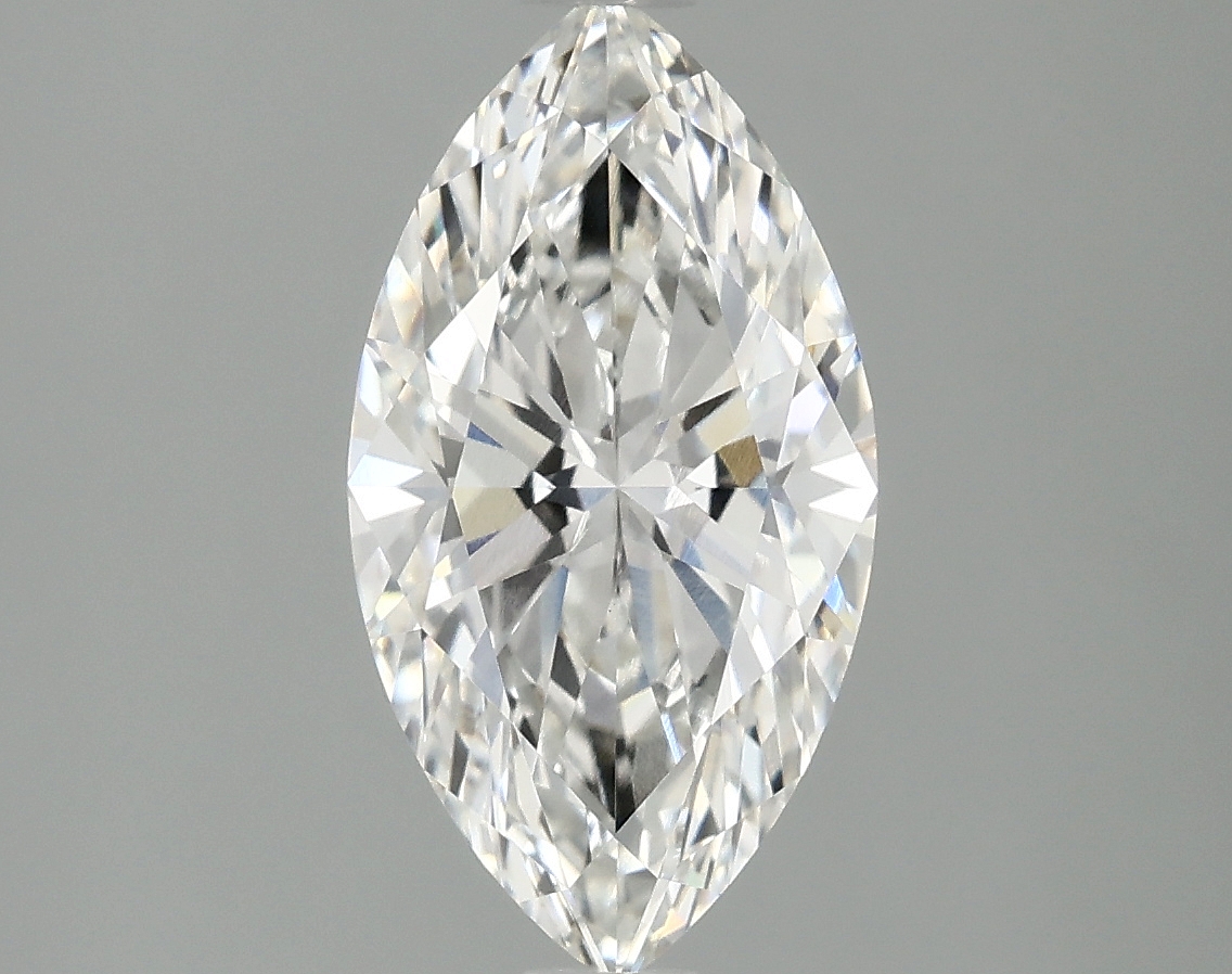1.52ct marquise cut lab-grown diamond, F color, VVS2 clarity, measurements 11.61 X 6.14 X 3.81 mm