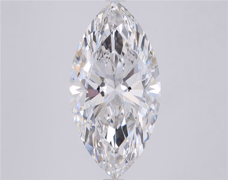 3.82ct Marquise Lab Diamond, D color, VVS2 clarity, 16.27mm ID