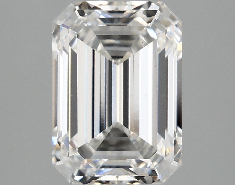 2.58ct lab-grown emerald diamond, E color, VS2 clarity, 9.10mm ID