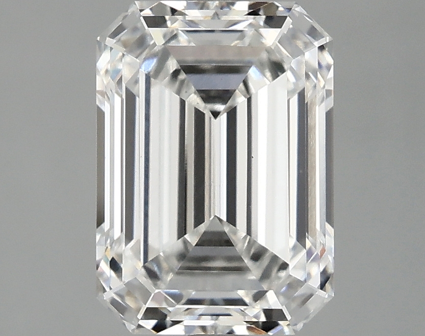 3.08ct Emerald Cut Lab-Grown Diamond, E Color, VS1 Clarity