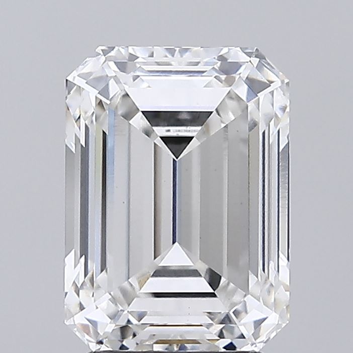 3.15ct Emerald Cut Lab-Grown Diamond, F/VS1, 9.60mm ID