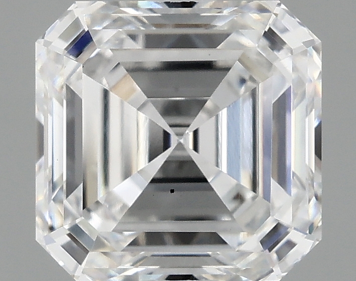 1.54ct Asscher cut lab-grown diamond, E/VS2, 6.55mm ID