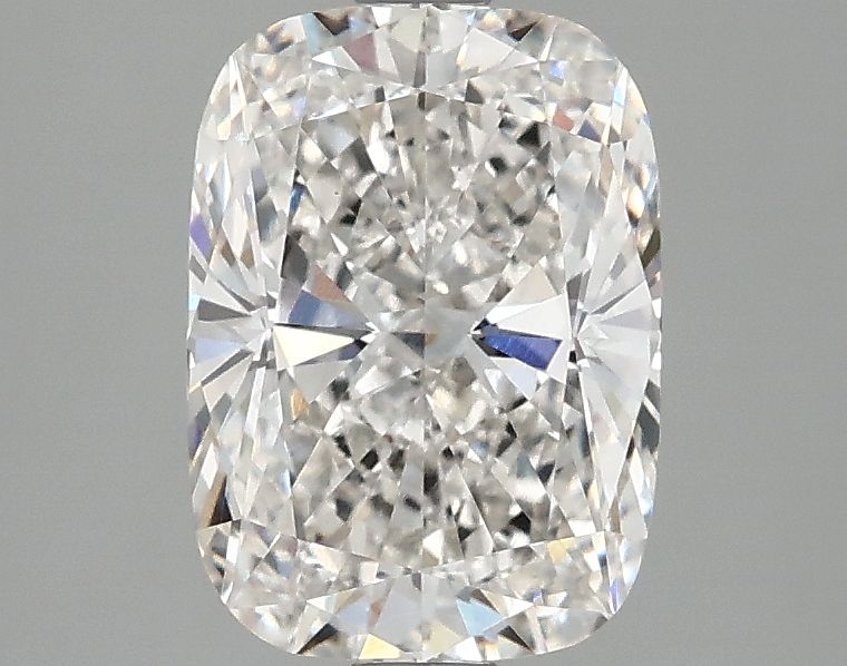 2.1ct Cushion Cut Lab Diamond, F Color, VVS2 Clarity, 9.11mm ID