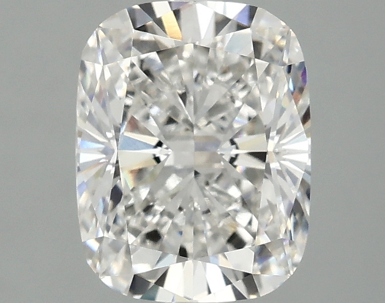 2.23ct F/VVS2 Cushion Cut Lab Diamond, 8.91mm x 6.94mm x 4.63mm