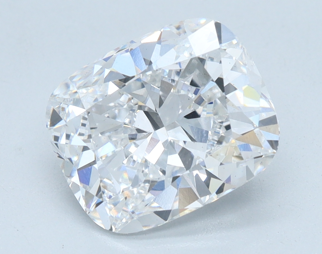 2.72ct Cushion Cut Lab Diamond, E Color, VS2 Clarity