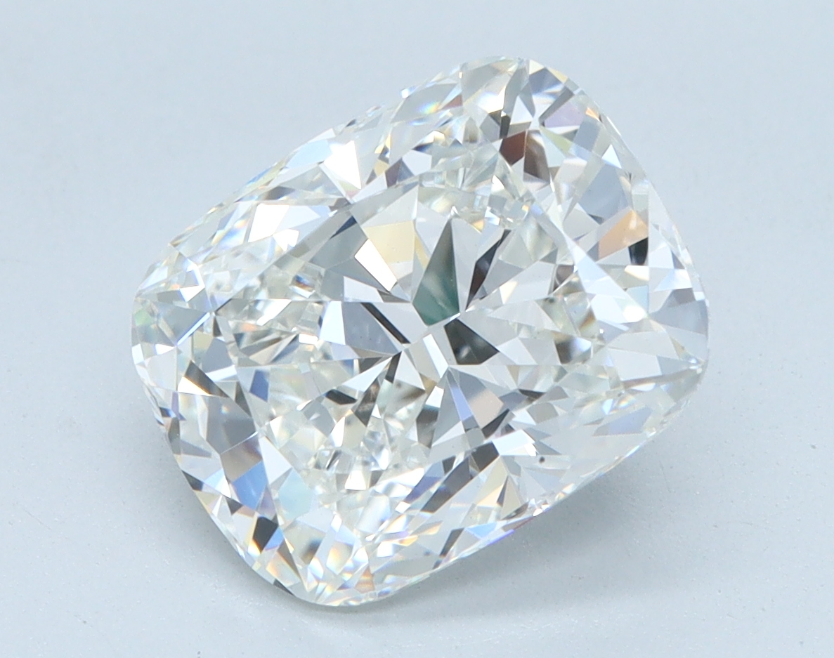 3.08ct Cushion lab-grown diamond
