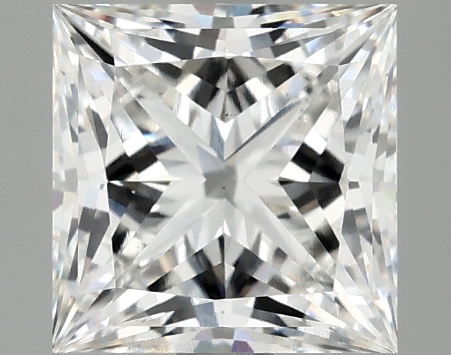 2.21ct Princess cut lab-grown diamond, F/VS2, measurements: 7.24 X 7.18 X 4.93 mm