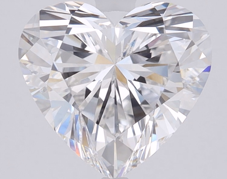 1.08ct Heart Cut Lab-Grown Diamond, 6.68 X 7.00 X 4.20 mm