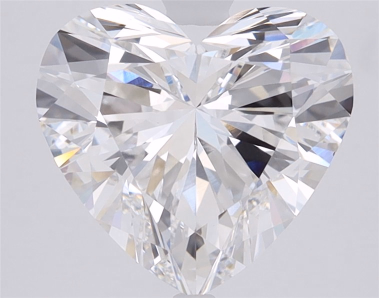 1.53ct Heart Cut Lab-Grown Diamond, D Color, VS1 Clarity, 6.81mm x 7.90mm x 4.78mm