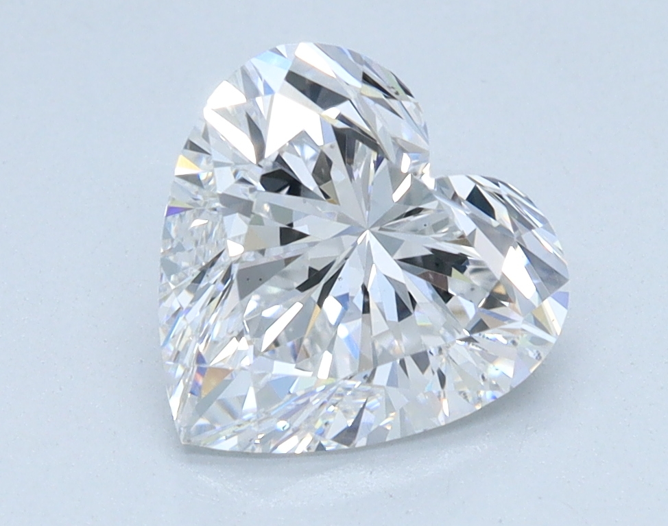 1.55ct Heart-Shaped Lab-Grown Diamond, D/VS2, 7.52mm ID