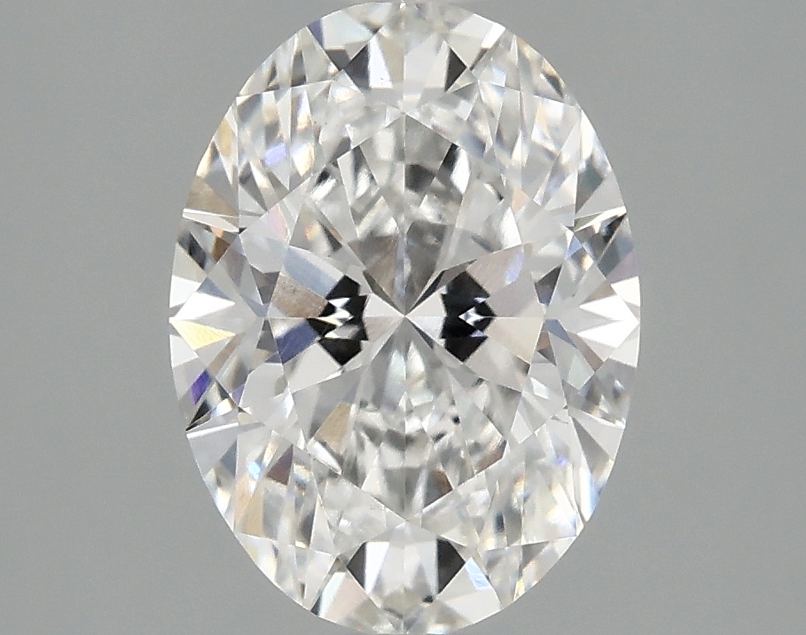 2.03ct oval lab-grown diamond, E color, VS1 clarity, 9.81mm ID