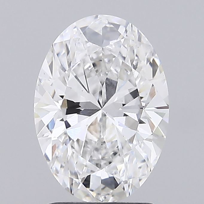 2.11ct Oval Lab-Grown Diamond, E/VS1, 10.16mm ID