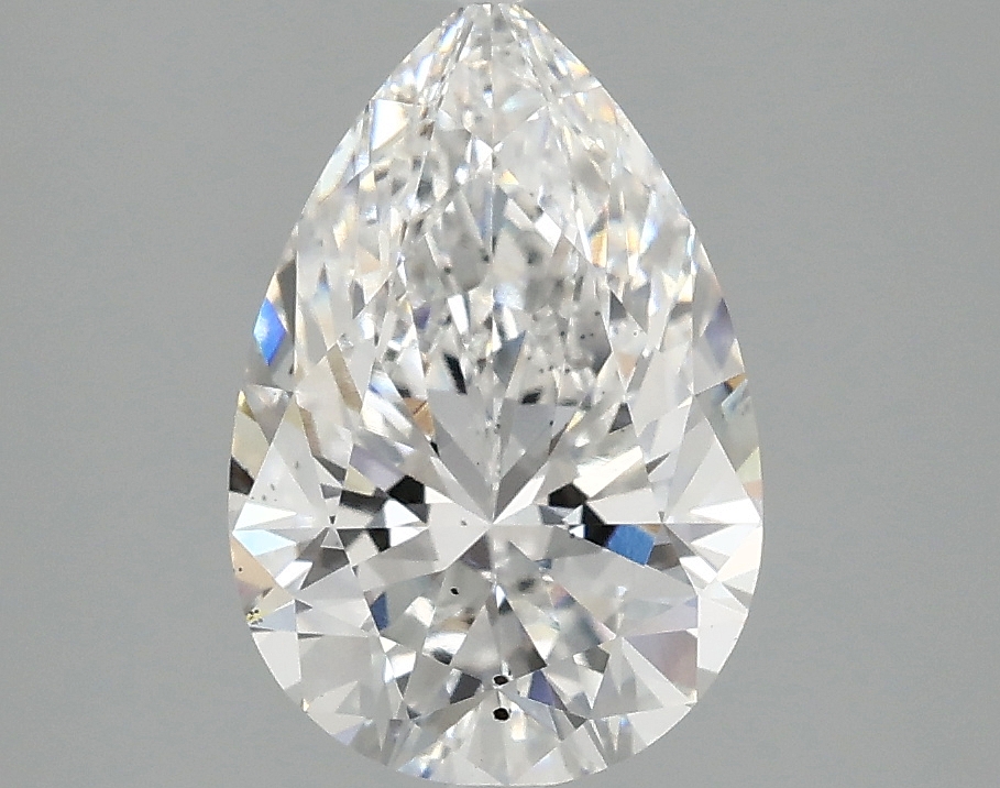2.07ct Pear Cut Lab Grown Diamond, E Color, VS2 Clarity