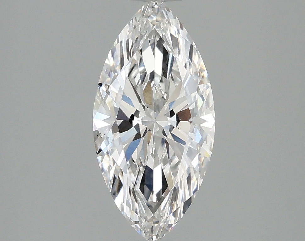 1.37ct lab-grown marquise diamond, E/VS2, 11.84mm x 5.83mm x 3.57mm.