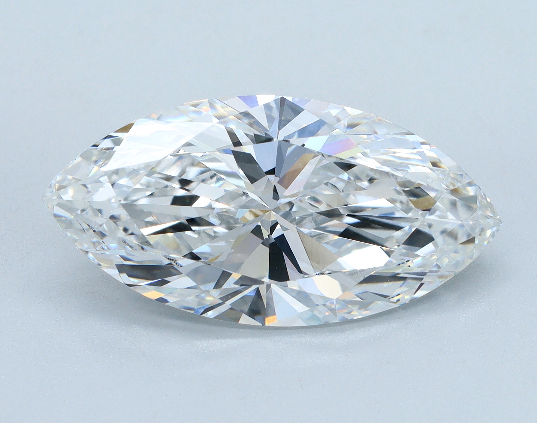6.3ct lab-grown marquise diamond E/VVS2 clarity, 19.14mm x 9.53mm x 5.80mm