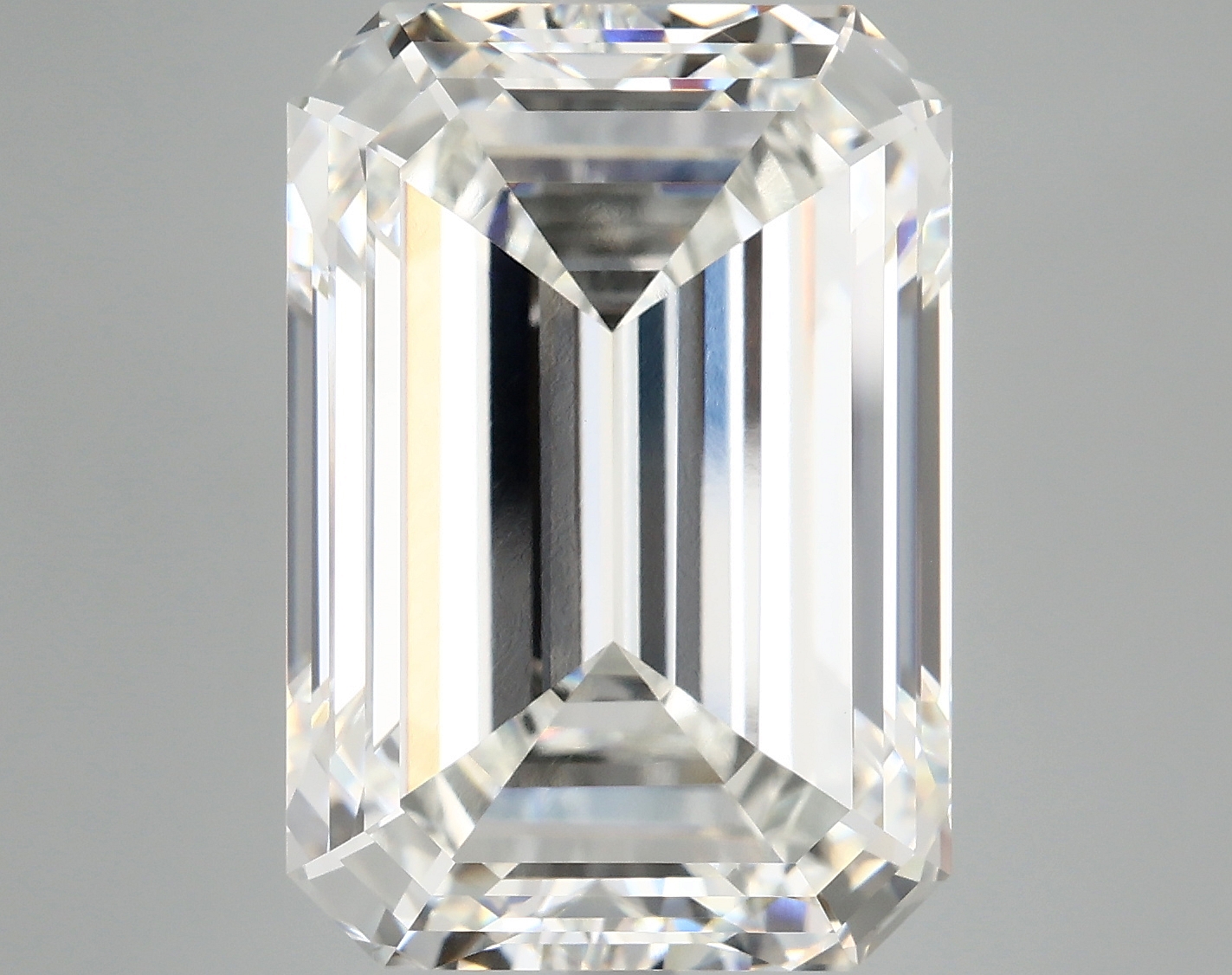 14.02ct lab-grown emerald diamond, F color, VVS2 clarity, 16.57 x 11.43 x 7.59mm