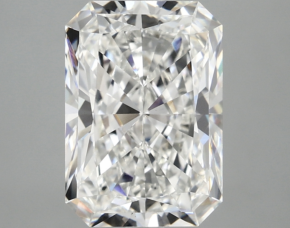 3.75ct Radiant cut lab-grown diamond, F color, VS1 clarity, IGI certified