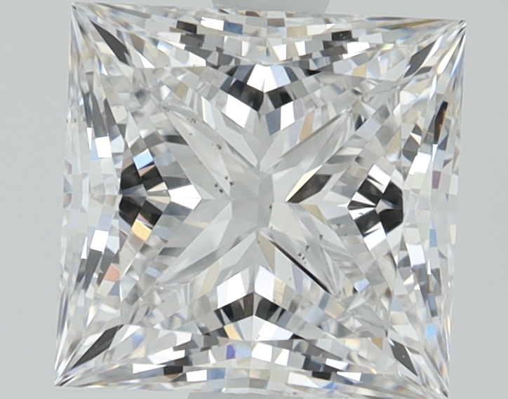 1.7ct Princess cut lab-grown diamond, D color, VS2 clarity, IGI certified