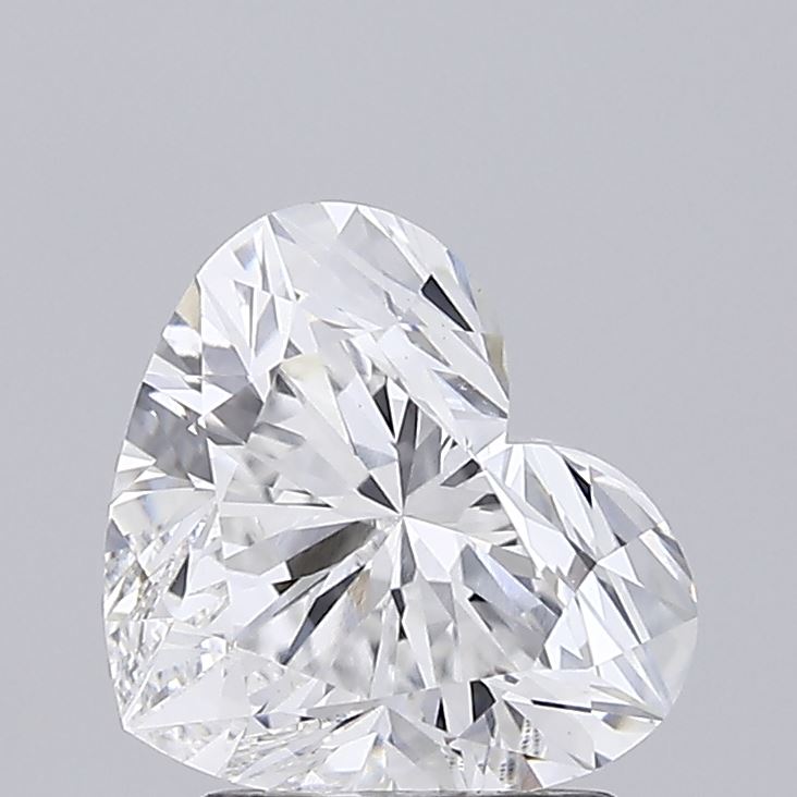 2.05ct Heart Cut Lab-Grown Diamond, E/VVS2, 7.56mm x 8.85mm x 5.21mm