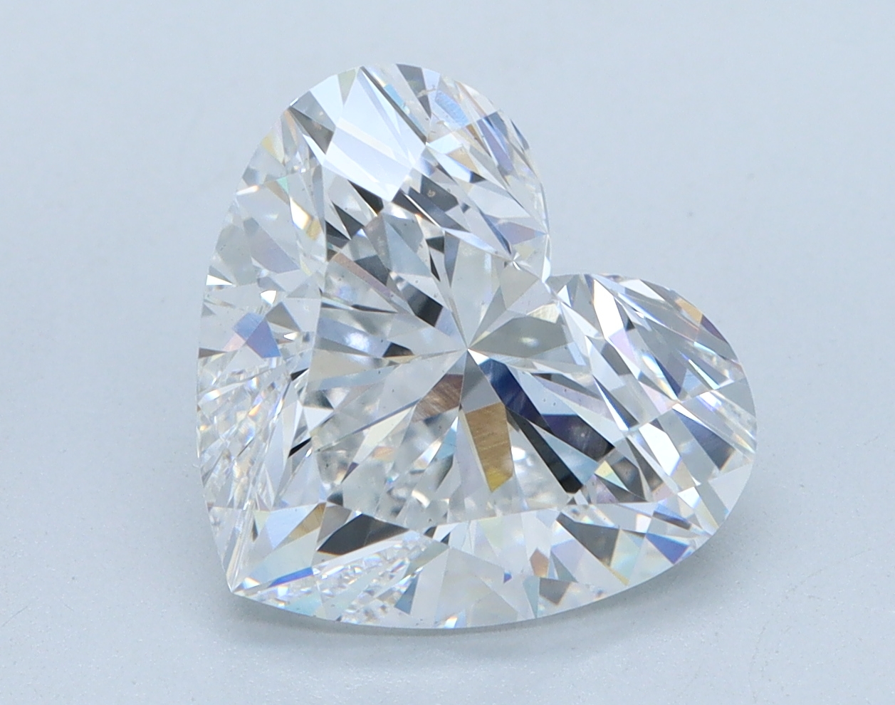 3.5ct Heart-Shaped Lab-Grown Diamond, D/VS2, 9.21mm ID