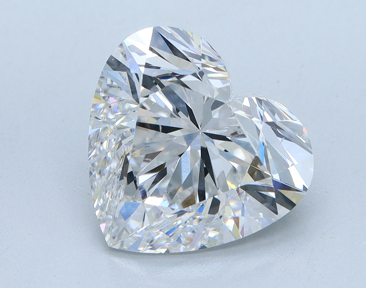 3.51ct Heart Cut Lab-Grown Diamond, 9.37mm x 10.18mm x 6.27mm
