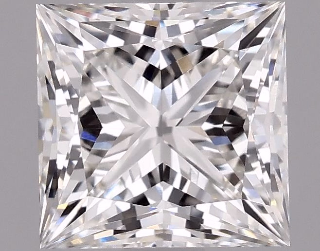 4.1ct Princess cut lab-grown diamond, E/VS1, 8.92mm ID