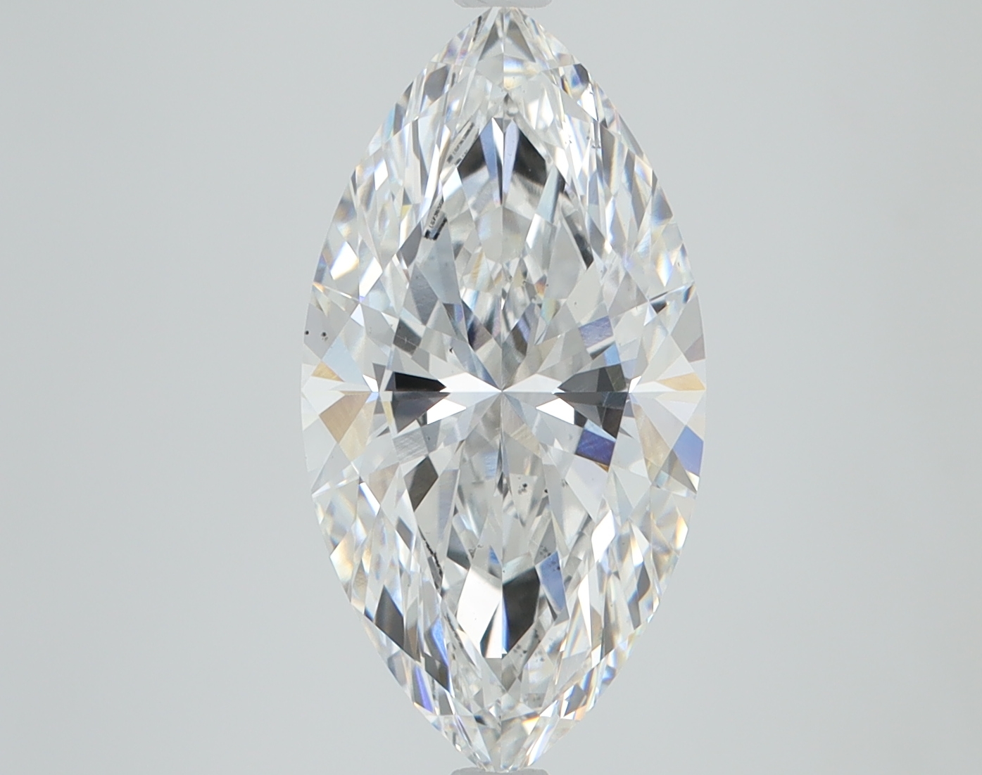 Lab-grown 3.53ct Marquise cut diamond, E color, VS2 clarity, 15.42mm ID.