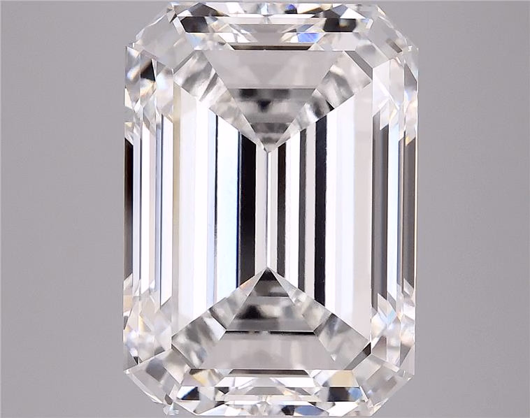 10.36ct Emerald Cut Lab-Grown Diamond, E/VVS2, 14.8mm ID