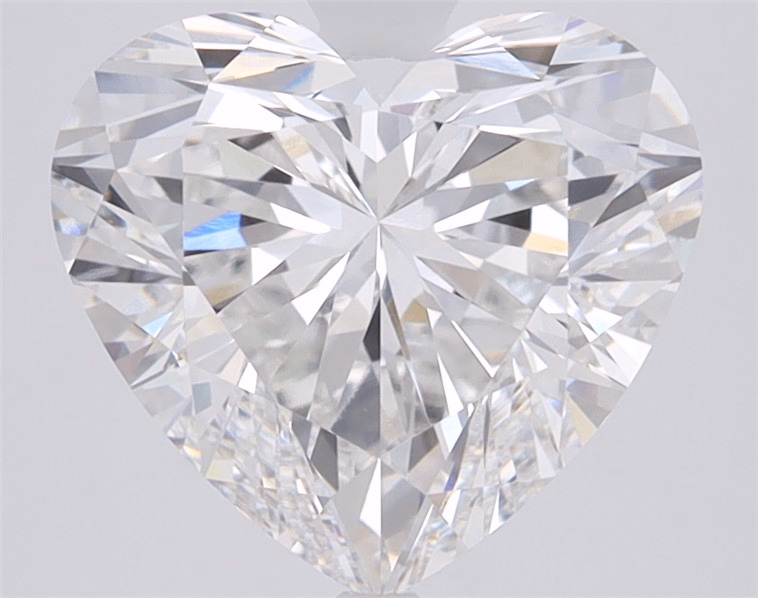 3.05ct Heart Cut Lab-Grown Diamond, E/VVS1, 9.01mm ID