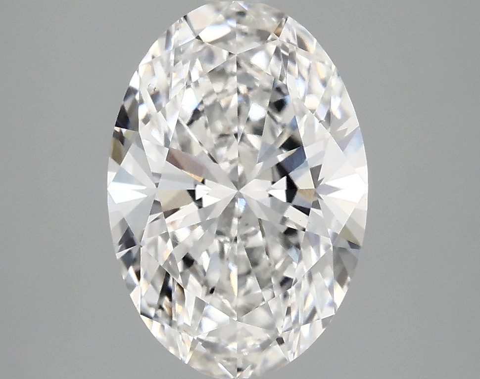2.69ct oval lab-grown diamond E/VS1, 11.48mm ID
