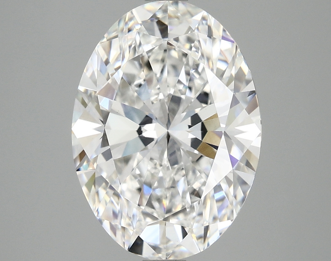 3.85ct Oval Lab-Grown Diamond, E/VVS2, 12.37mm ID