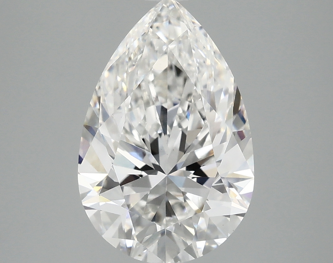 3.51ct Pear Cut Lab-Grown Diamond, F/VS1, 12.81mm ID